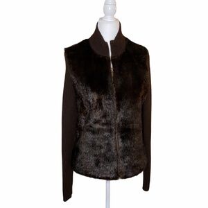 Jones New York Signature Angora Bend Cardigan